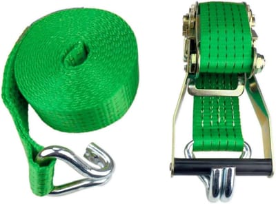 Ratelband set - Sjorriem bevestigingsriem - Aanhanger auto laden - Europees product EN 12195-2 - 2 meter 4 stuks - Blauw