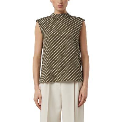 Comma Blouses Army Green Maat: 34 | Blouses Outlet | Dames | Groen