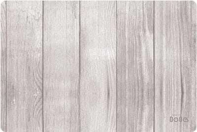 4x Lola Placemat Cabana White Wash - 30x45cm - onderlegger - tafeldecoratie -tafel dekken - hout - houtstructuur