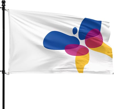 VlagDirect - Lingewaard vlag - Gemeente Lingewaard vlag - 90 x 150 cm.