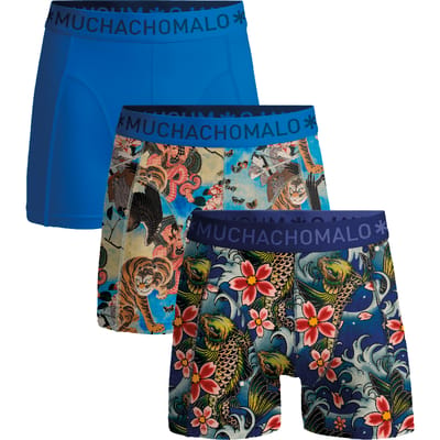 Muchachomalo Boxershort Heren – 3 Pack – 95% Katoen – Heren Ondergoed – Kleding – Stevig Ondergoed – Onderbroeken Heren
