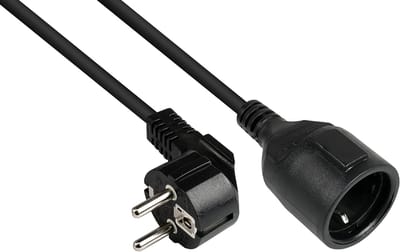 Verlengkabel 5 meter met aardstekker - Zware Stroomkabel 1,5mm²