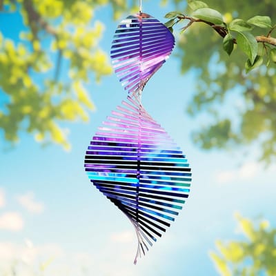 Metalen 3D Windspel Regenboog Zonnevanger voor Buiten en Binnen Tuindecoratie