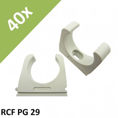 Fischer clip RCF PG 21, 50 pieces # 58133 - 8) 40x RCF PG 29