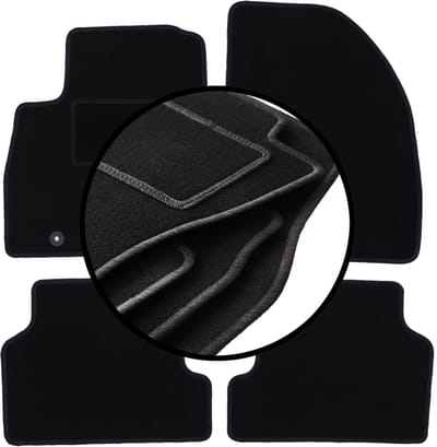 Set veloursmatten voor: Ford Focus MK2 stationwagen, sedan, hatchback (2004-2011)