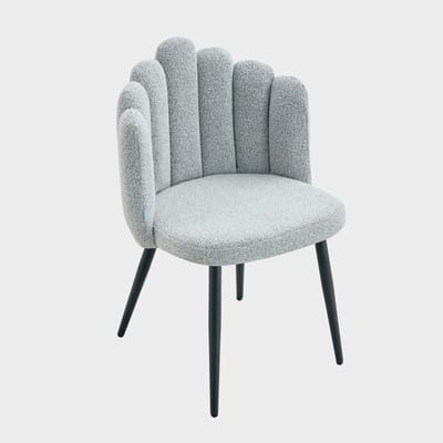 HOMLA - Chair - LUXE - Grey - 49x55x85 cm