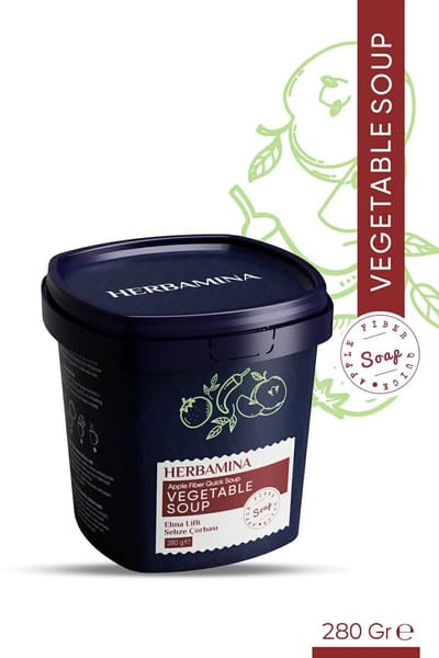 Herbamina Vegetable Soep Appelvezel Groentensoep - dieet en afvallen - 300 gr