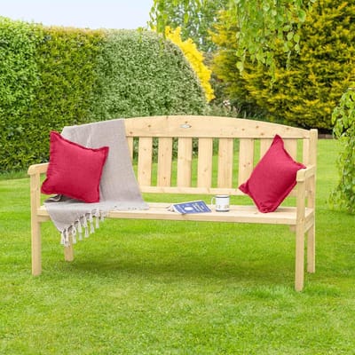 3-zits houten tuinbank - acaciahout - inclusief beschermhoes