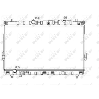 Radiator, motorkoeling NRF 53353