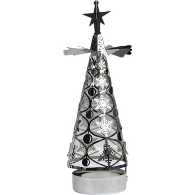 Kerst Aromatherapie Kaars Hete Boom Draaiende Kaarsenhouder Looplicht