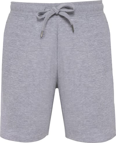 Kariban Ecologische herenbermuda in fleece K757 - Oxford Grey - 4XL