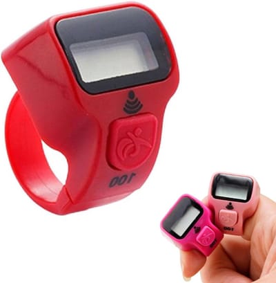 Digitale Telteller - Elektronische Kralen - Activiteiten Tellen - Met LED Licht - 3.5 cm - Diverse Kleuren