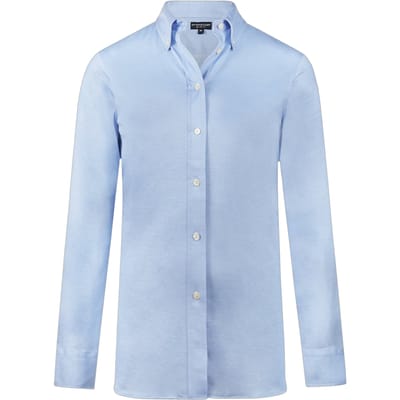 McGregor Stretch Pique Shirt Light Blue Size: S | Button-Down Shirts Outlet | Dames | Blauw