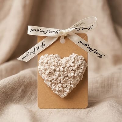 20x hart magneet met hortensia bloemen uitdeelcadeau voor gasten - Bruiloft bedankje - babyshower cadeau - vrijgezellen feest bedankje - doop bedankje - housewarming cadeau - verjaardag magneet