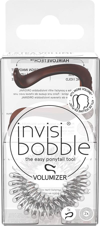 Haarelastieken Invisibobble - Volumizer Hair Tool - Transparant Bruin - Set
