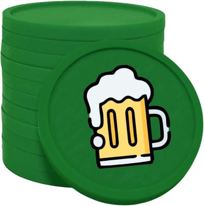 CombiCraft Biermunten / Consumptiemunten Donker groen - Ø29mm enkelzijdig bedrukt - 100 stuks