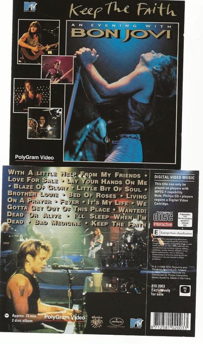 Philips CDI - CDi Music - Keep The Faith: An Evening With Bon Jovi