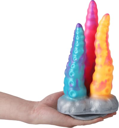 Banoch | Dildo "Mountain of Dildo's"| siliconen met zuignap | fantasy tentacle monster