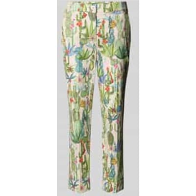 Regular fit broek in all-over look