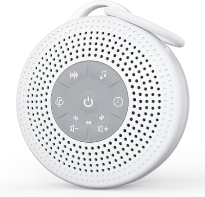 Livé® Witte Ruis machine – Draagbare Geluids machine met Timer