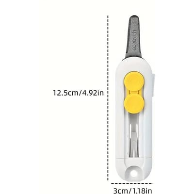 1 stuks, magnetische mini doossnijder Draagbare doossnijder Briefopener en papiersnijder Intrekbaar mes Duurzaam ABS materiaal mini doos
