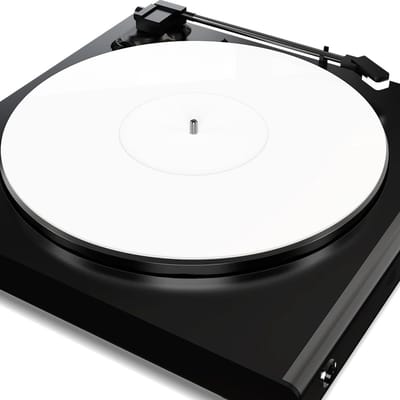 Dailygoods- Slipmat Antistatisch - Draaitafel Mat 12 Inch - Verbeterde Geluidskwaliteit - Strakkere Basrespons - Professioneel Gemaakt - Acryl Materiaal - Draaitafelmat