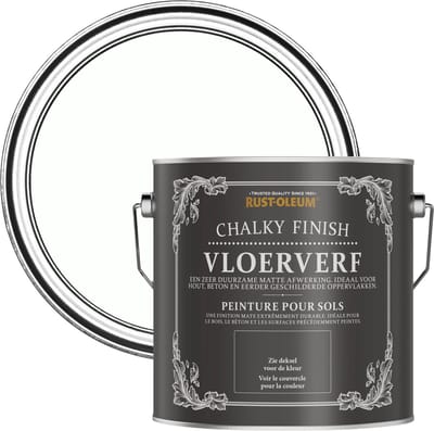 Rust-Oleum Wit Vloerverf - Krijtwit 2,5L