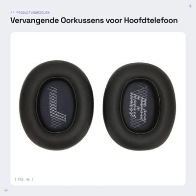 Dailygoods - Vervangende Oorkussens voor Hoofdtelefoon