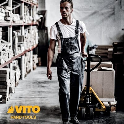 VITO - Transportwagen, opvouwbaar, belasting 150 kg, 2 x 3, transportwagen met zwenkwielen, antislip handgreep