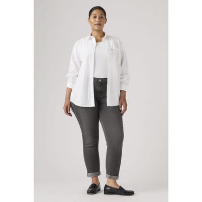 Levi's Mid-rise Boyfriend Jeans Size: W27L27 | Straight Pants Outlet | Dames | Grijs