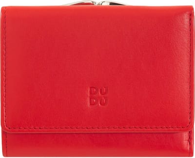 DuDu Corsica Portemonnee RFID-bescherming Leder 11 cm - Dames - Horizontaal - flame red