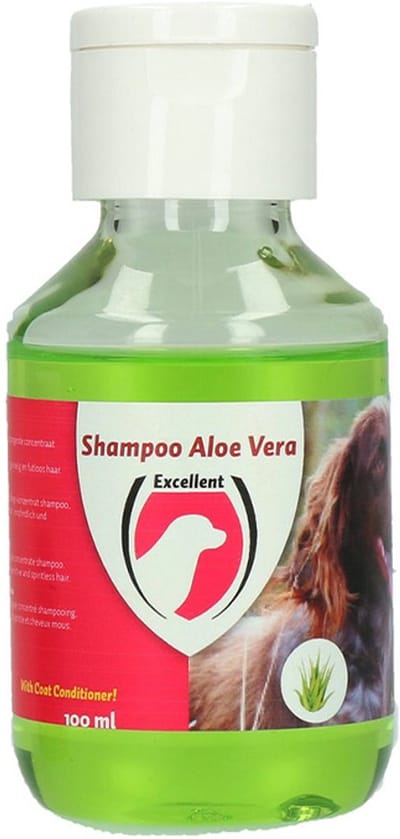 Excelent geconcentreerde shampoo voor honden ALOE VERA - 100 ml concentraatshampoo - gevoelig en futloos haar