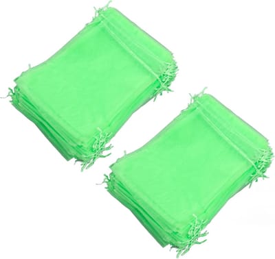 Fruitbeschermingsnet - Netzakken Planten - Tuin Beschermen - Ademend Design - 15 x 20 cm - Groen