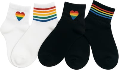 Regenboog Sokken – 5-Pack Mixset | Comfortabel, Vrolijk & One Size