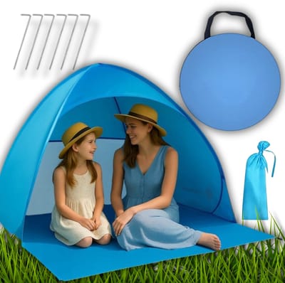 Zelfontvouwende Strandtent met UV-bescherming - Pop-up Paravent