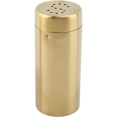 2 pièces Shakers à épices Multifonctionnels 304 Acier Inoxydable Distributeurs d'épices pour Sel Piment Sucre Doré L