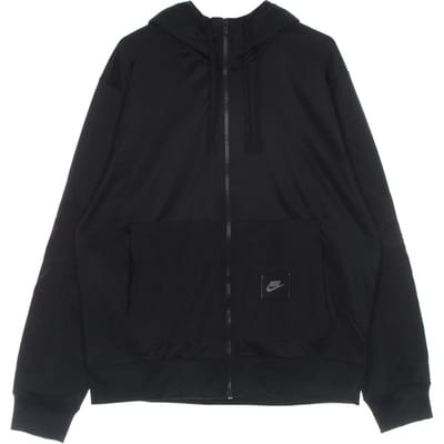 Herenhoodie met rits Sportkleding Spu Dri-fit fleece hoodie met volledige rits Bb Zwart/zwart