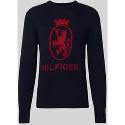 Regular fit gebreide pullover van zuiver katoen