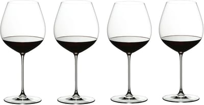 Riedel Wijnglazenset - Rode Wijnglazen - Veritas - Pinot noir - 710 ml - 4 stuks