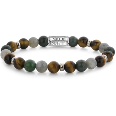 Rebel & Rose Mountain Forest Armband RR-80119-S – Groen Edelsteen
