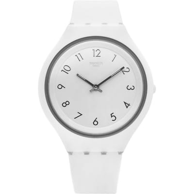SWatch Svuw101 Skin SkinSnow Heren S Urethaan Horloge SVUW101 white