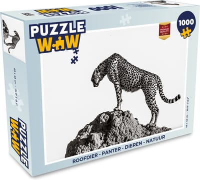 Puzzel Roofdier - Panter - Dieren - Natuur - Legpuzzel - Puzzel 1000 stukjes volwassenen