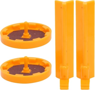 Biljartkeu Reparatie Tool - Keu Tip Klem - Biljartkeu Onderhoud - L-vormig Ontwerp - 11 cm Hoogte - Zwart