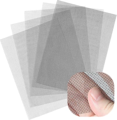 Roestvrijstalen Draadgaas voor Ventilatie, Insectenwering en Veiligheid - 6x Vleermuisgaas, Fijn Gaas, Draadnet voor Ratten en Vole, Duurzaam en Weerbestendig