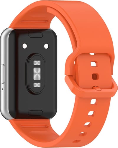 Siliconen bandje - geschikt voor Samsung Galaxy Fit 3 - oranje