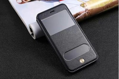 Dubbele View Cover voor iPhone 6 Plus (5.5-inch) – Zwart