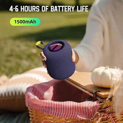 Draagbare Bluetooth Speaker - Subwoofer Sound Box - Outdoor Gebruik - IPX6 Waterdicht - 14 x 10 x 10 cm