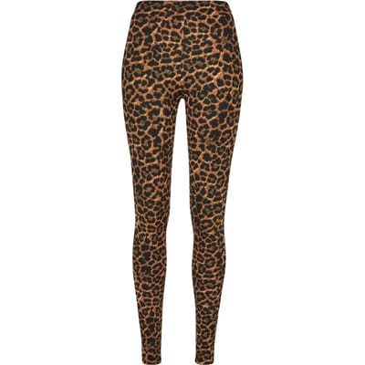 Urban Classics - Soft AOP darkleo Legging - 5XL - Bruin