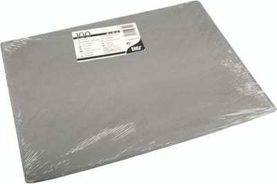 100 Placemats, papier 30 cm x 40 cm grijs