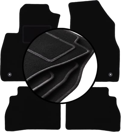 Complete set veloursmatten voor: Fiat Doblo II 0 (2009-2020)